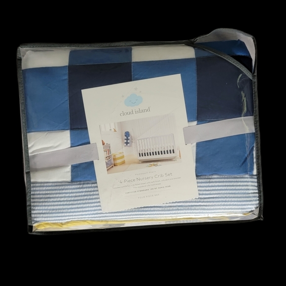 Baby Boys' Nursery Crib Set 4pc - Cloud Island™ - Picture 8 of 9